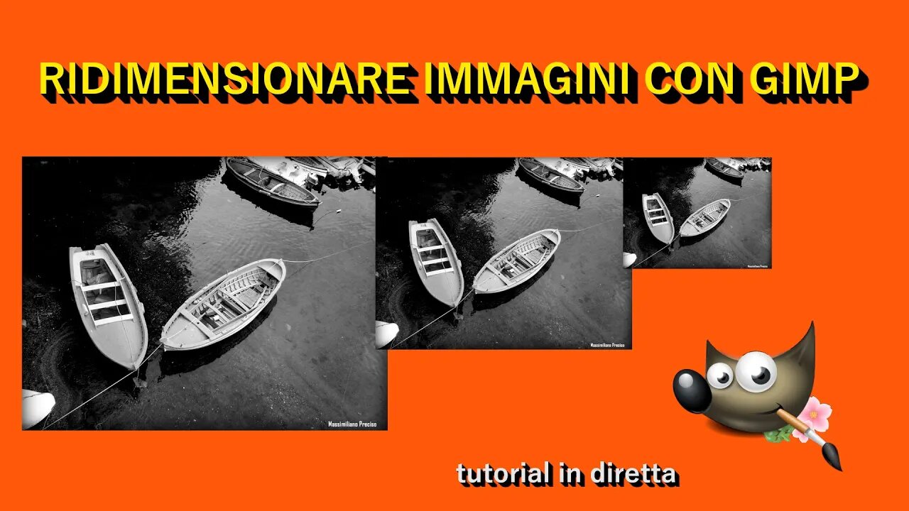 Ridimensionare Immagini con GIMP | Tutorial in diretta | Spiegato Semplice