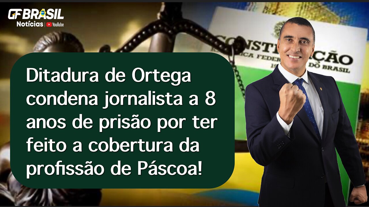 Ditadura de Daniel Ortega condena jornalista por cobrir evento da Páscoa!