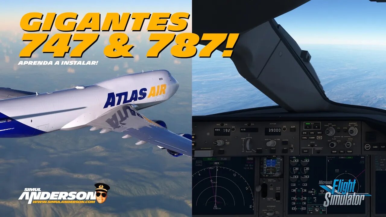 Instale o 747 Salty e 787 Heavy Division no seu MSFS!