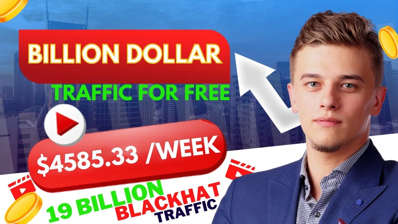 BILLION DOLLARS TRAFFIC for FREE, Make $4585.33 Per Week, CPA Marketing for Beginners