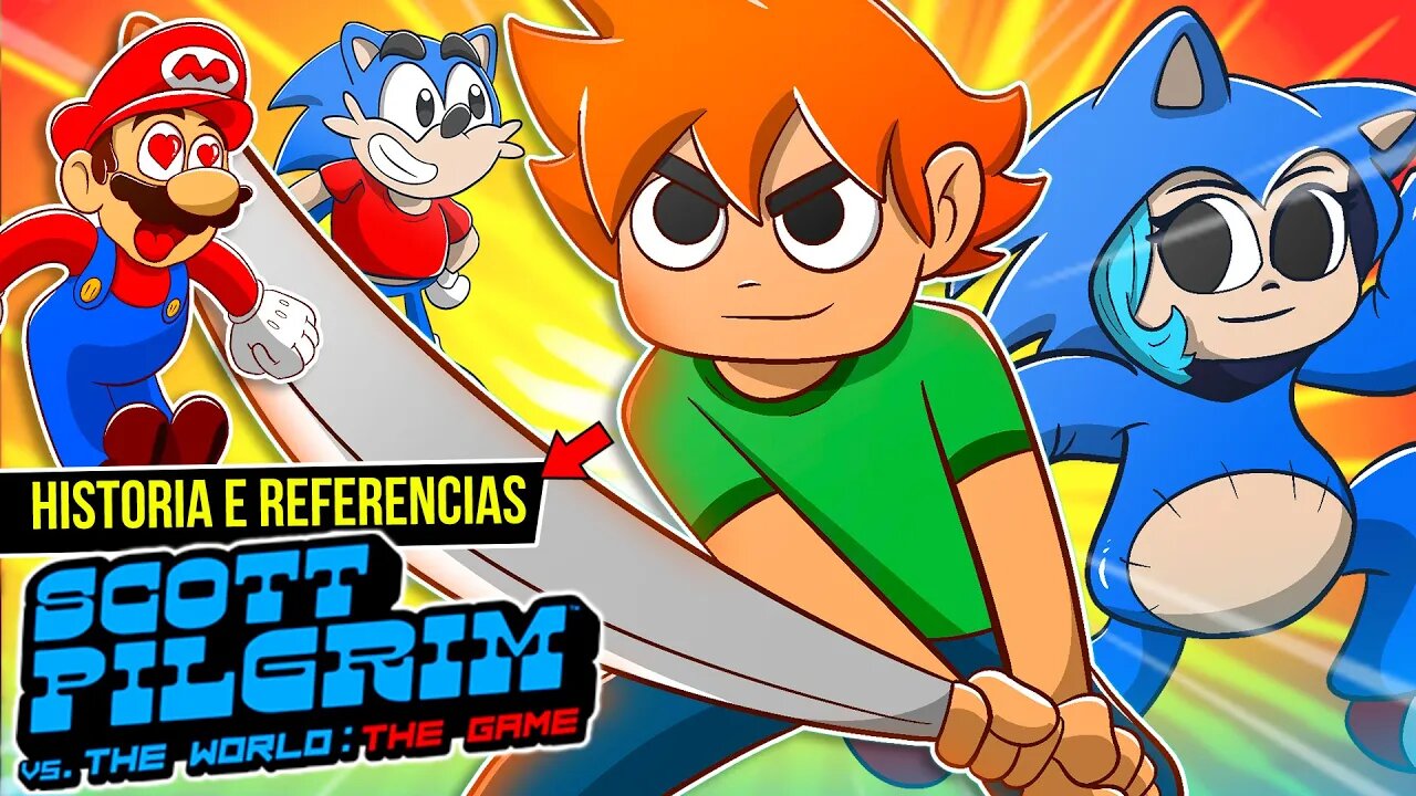 SCOTT PILGRIM jogo INCRIVEL e CHEIO DE REFERENCIAS 🤩