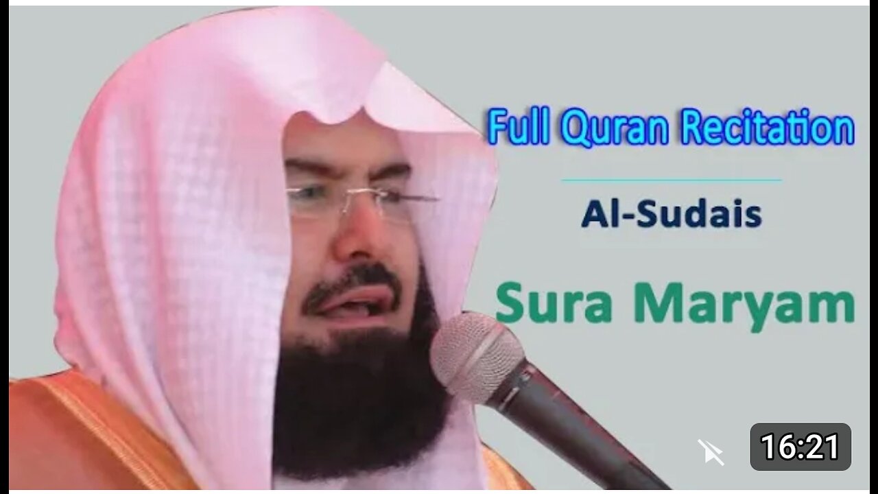 019 Surah MARIUM by Abdul Rahman As Sudais Quran English Translation