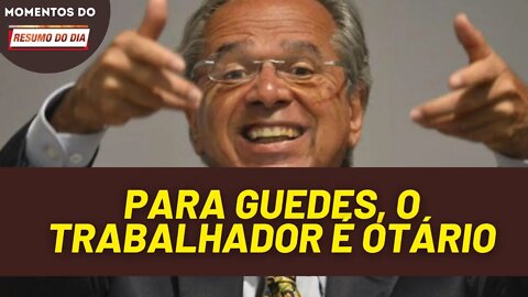 Paulo Guedes ensina a risco como não pagar imposto | Momentos Resumo do Dia