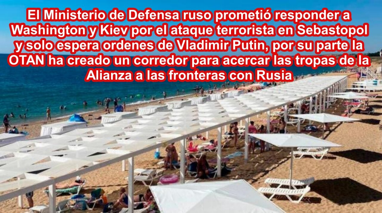 Un ataque con misiles en playa de Sebastopol causa 5 muertos y mas de 150 heridos Rusia culpa a EEUU