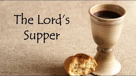 Is this commandment for us today? The Lord’s Supper, how it should be done.