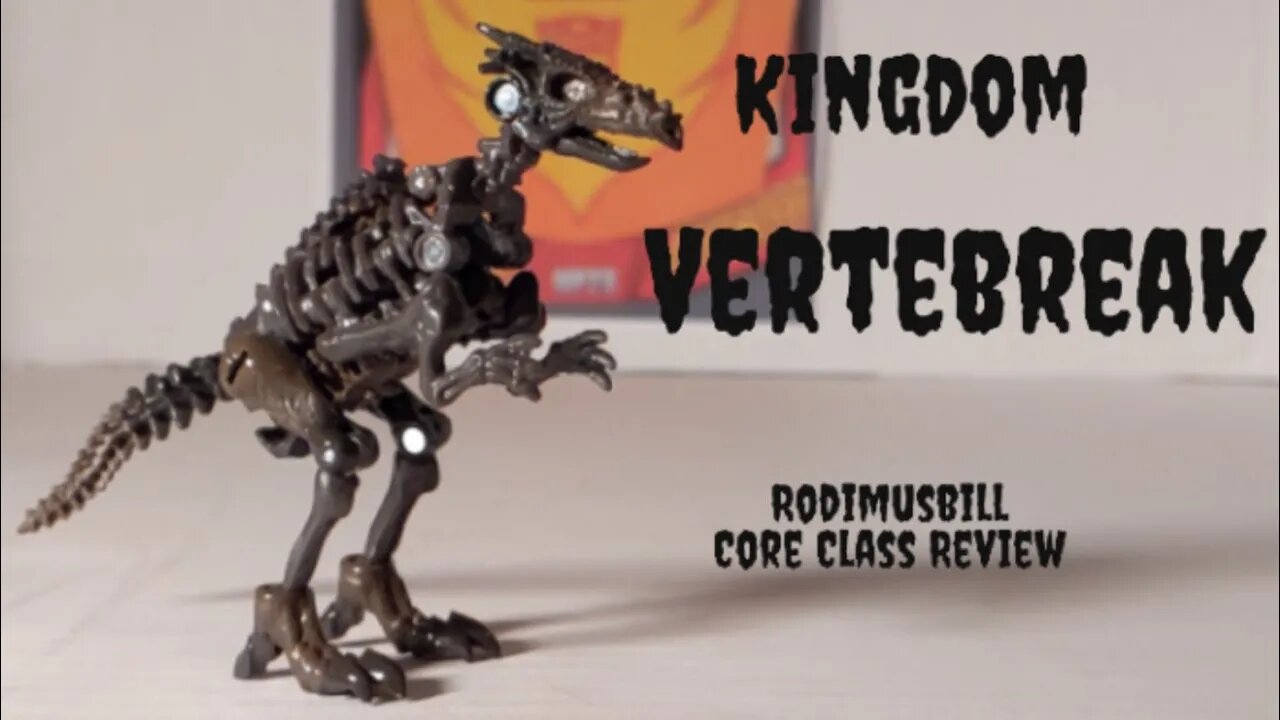 Kingdom Core Class VERTEBREAK Transformers War For Cybertron Review by Rodimusbill (Wave 1)