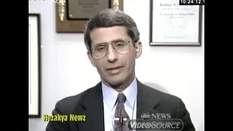 1988 Throwback- "Dr Fauci Says AZT Aids Drug Is Safe And Effective"