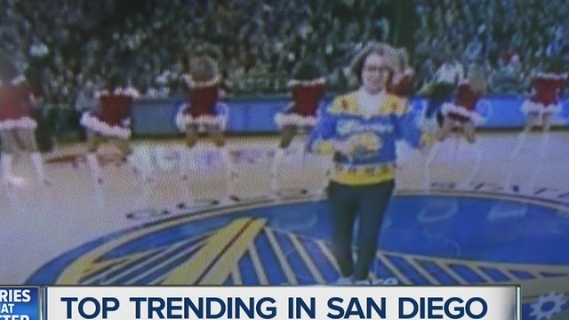 Warriors Mom during halftime