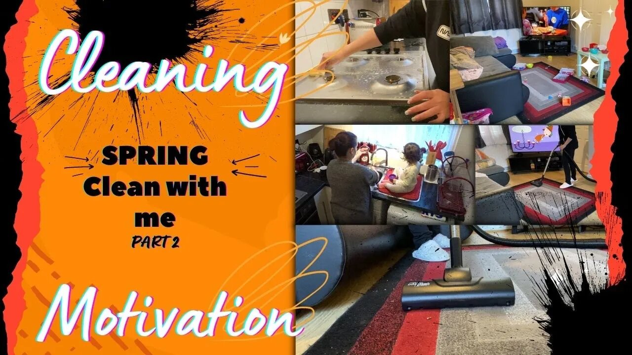 ✨SPRING CLEAN WITH ME PART 2✨/CLEANING MOTIVATION 2022//💖MOM LIFE💖