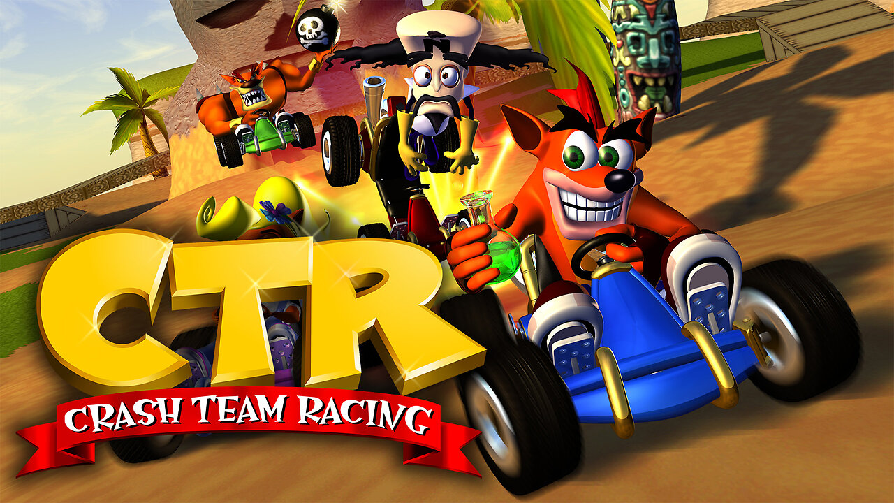 CTR: Crash Team Racing (part 1) | N. Sanity Beach (Trophies & CTR Tokens)