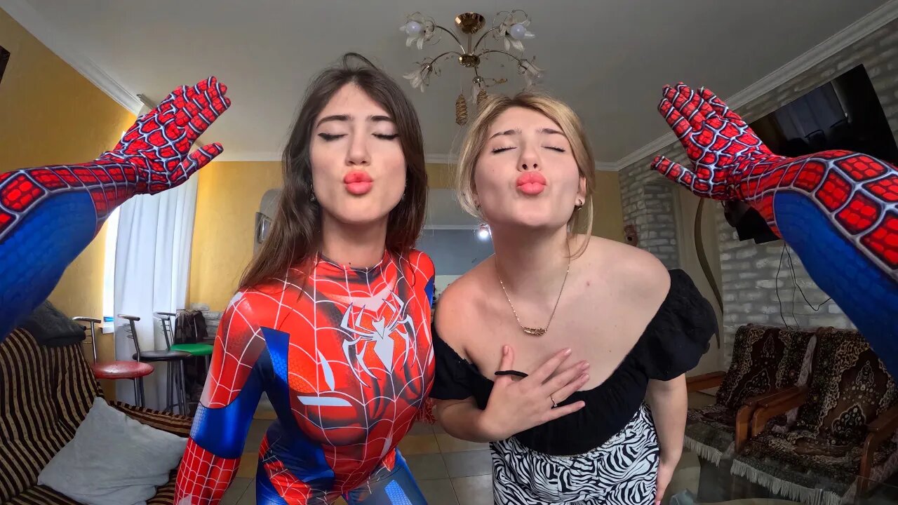 SPIDER MAN WAS TRAPPED IN LOVE BEAUTIFUL GIRLS @Celpan ⁠ (POV Love Best).