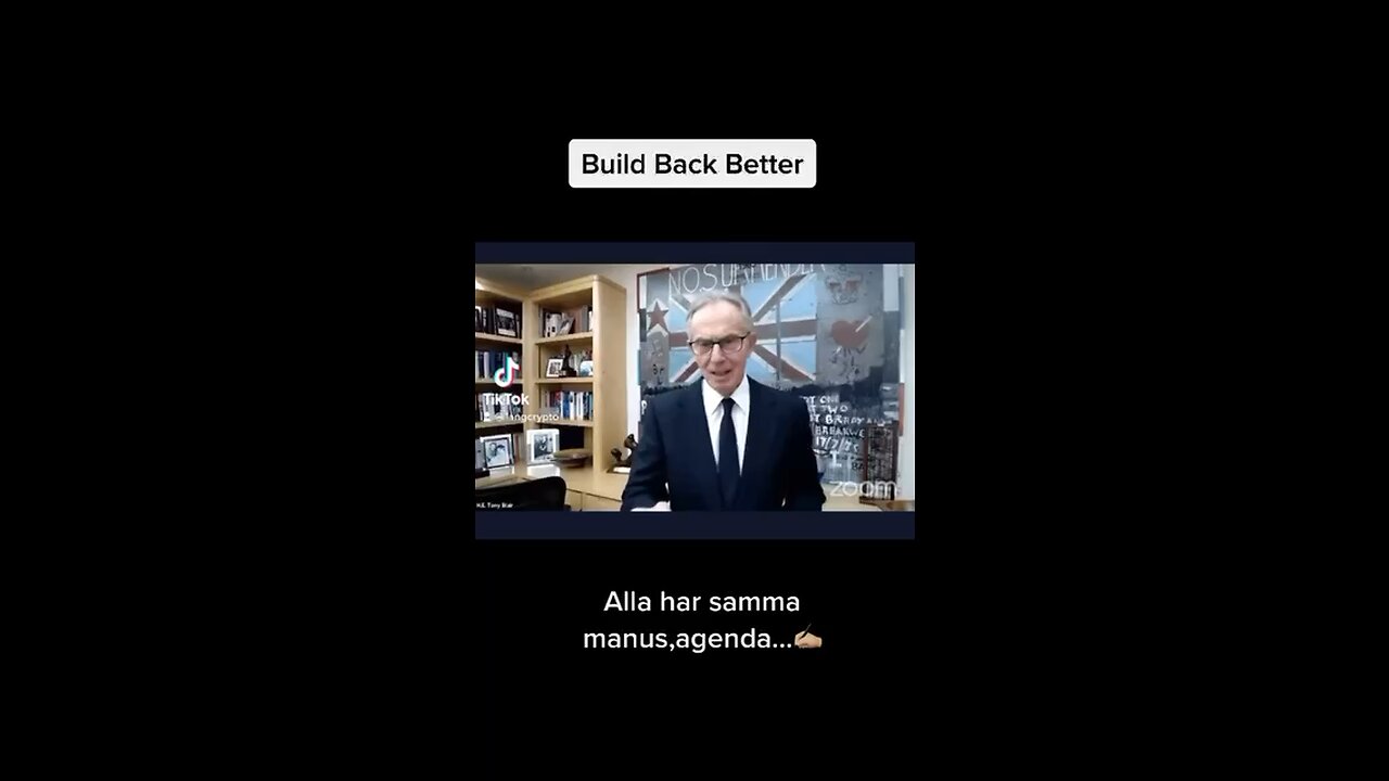 Build Back Better (en video TikTok tog ner)