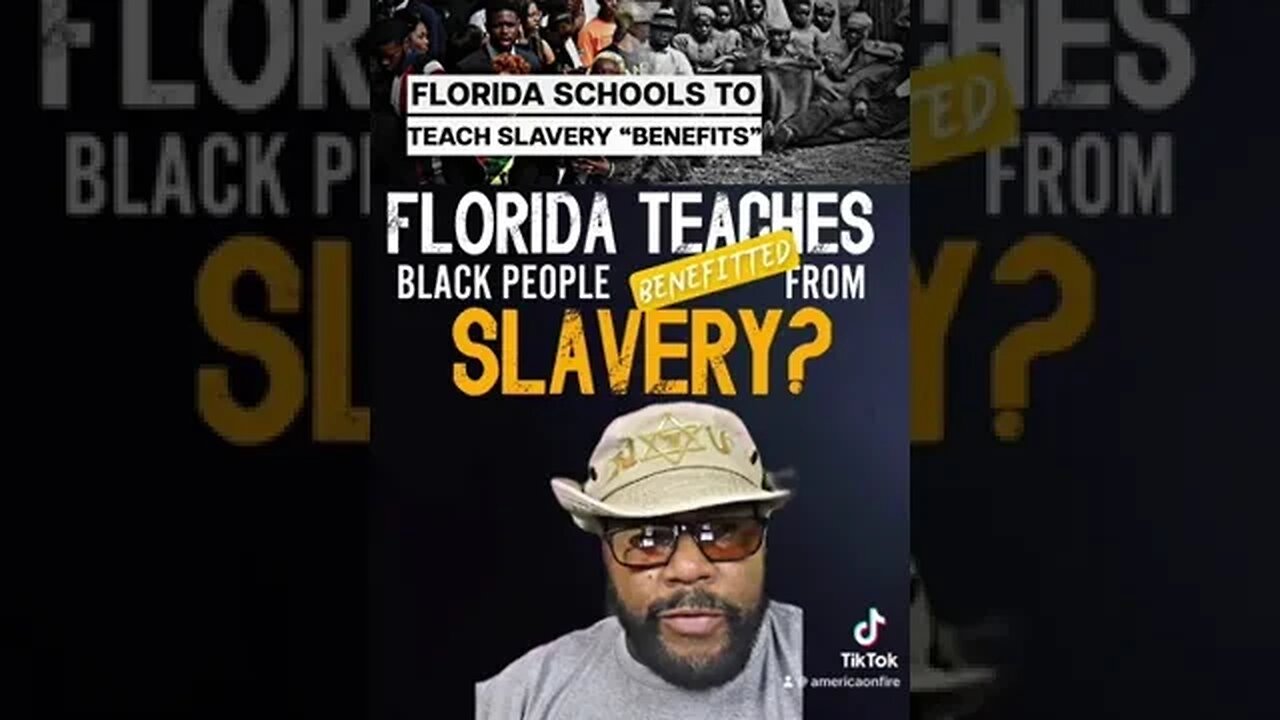 #Florida schools teaching #blackpeople #benefit from #slavery #foryoupage #viral #fypシ