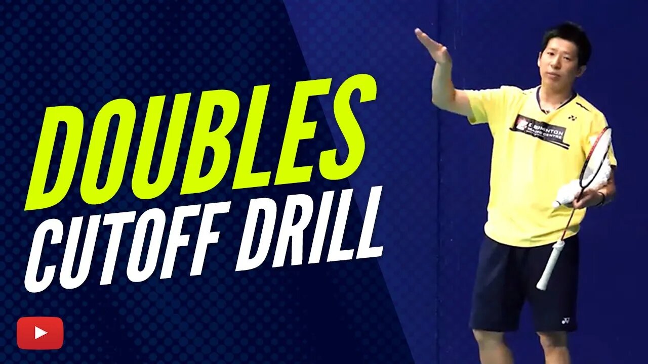 Doubles Cutoff Drill - Badminton Lessons and Tips featuring Coach Efendi Wijaya -Subtitle Indonesian