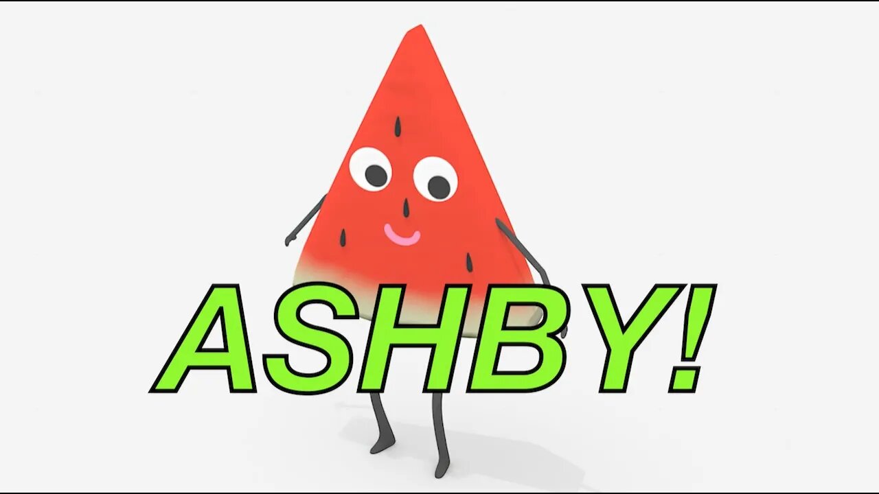 Happy Birthday ASHBY! - WATERMELON Birthday Song