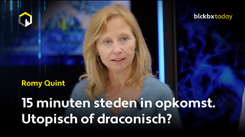 15 minuten steden in opkomst. Utopisch of draconisch? - Romy Quint