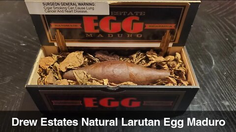 Drew Estates Natural Larutan Egg Maduro cigar review