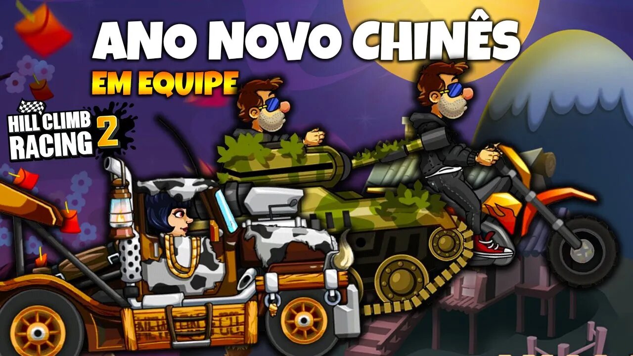 Ano Novo Chinês em Equipe no Hill Climb Racing 2