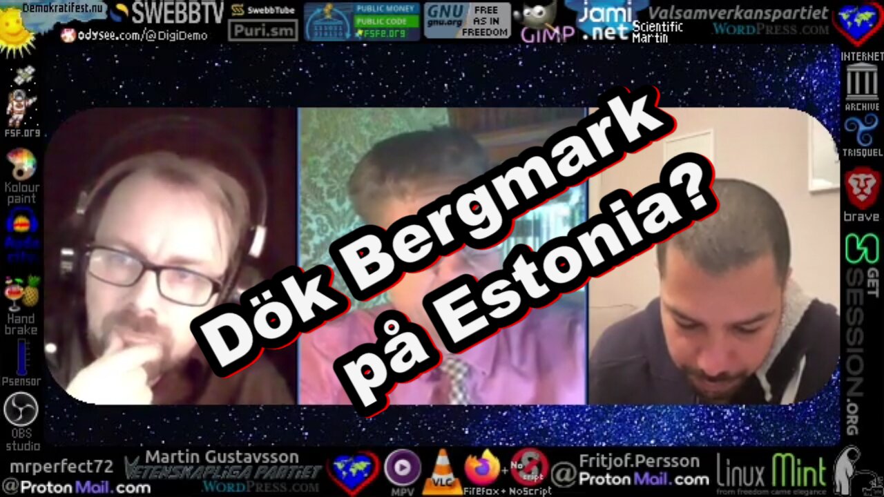 Dök Bergmark på Estonia?