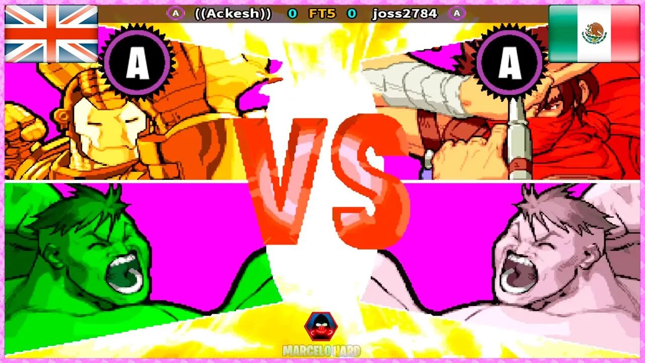 Marvel Vs Capcom: Clash Of Super Heroes (((Ackesh)) Vs. joss2784) [United Kingdom Vs. Mexico]