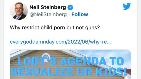 SAY WHAT?! “WHY RESTRICT CHILD PORN BUT NOT GUNS?”