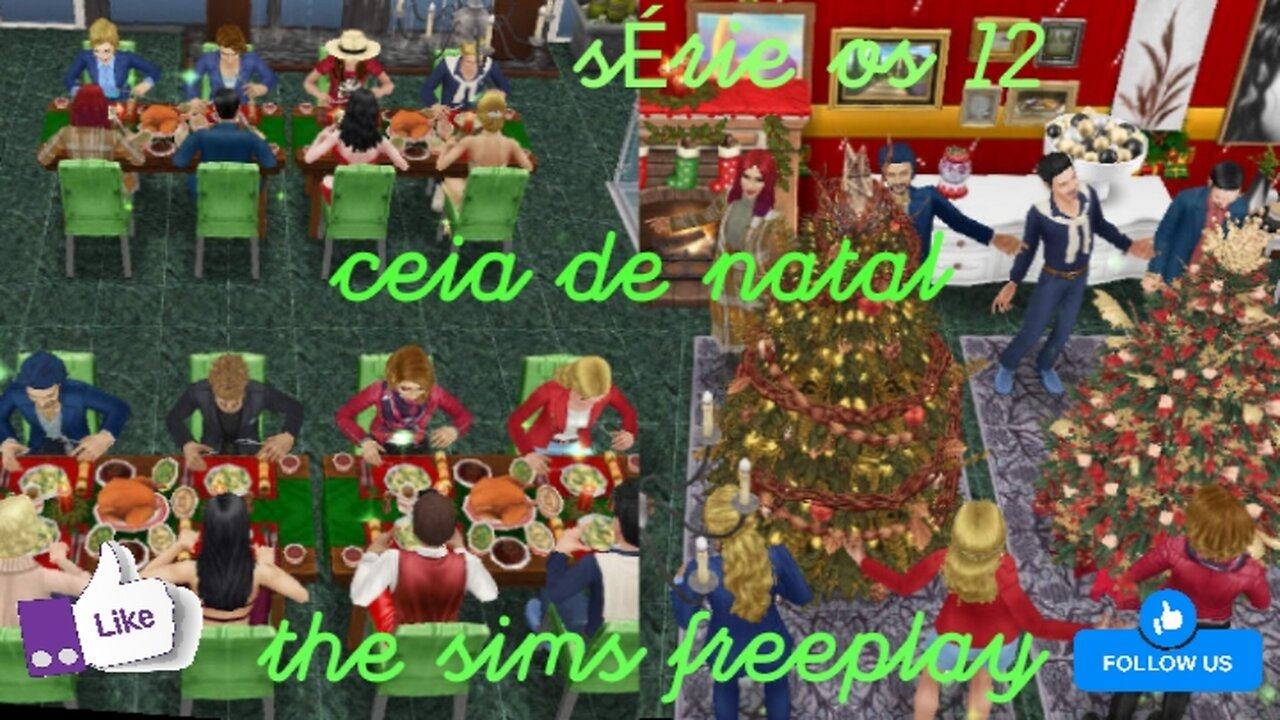 SÉRIE OS 12 CEIA DE NATAL THE SIMS FREEPLAY