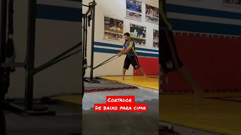 Cortador de baixo para cima
