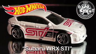 “Subaru WRX STI in White”- Model by Hot Wheels