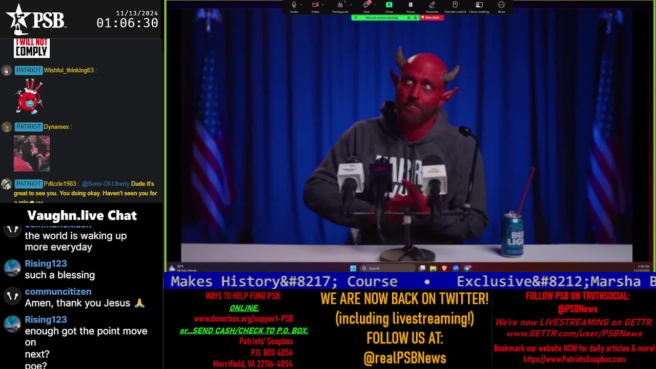 2024-11-13 01:00 EST - Wake Up: with Poe