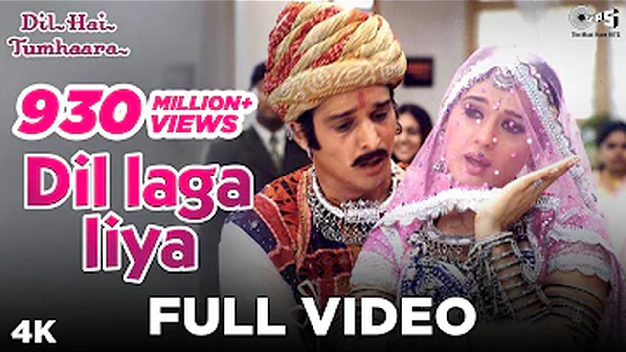 Dil Laga Liya - Full Video | Dil Hai Tumhaara | Preity & Arjun Rampal | Alka Yagnik & Udit Narayan