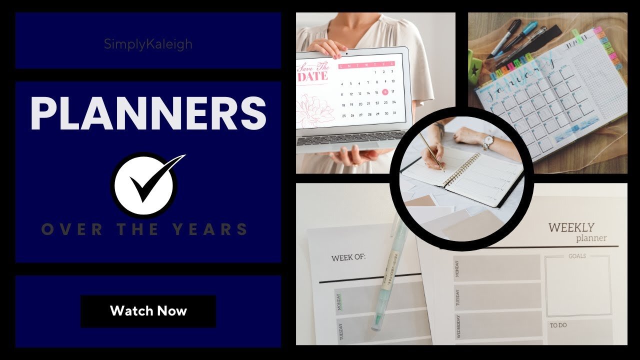 Work Planners Though the Years | How I Work | 2024