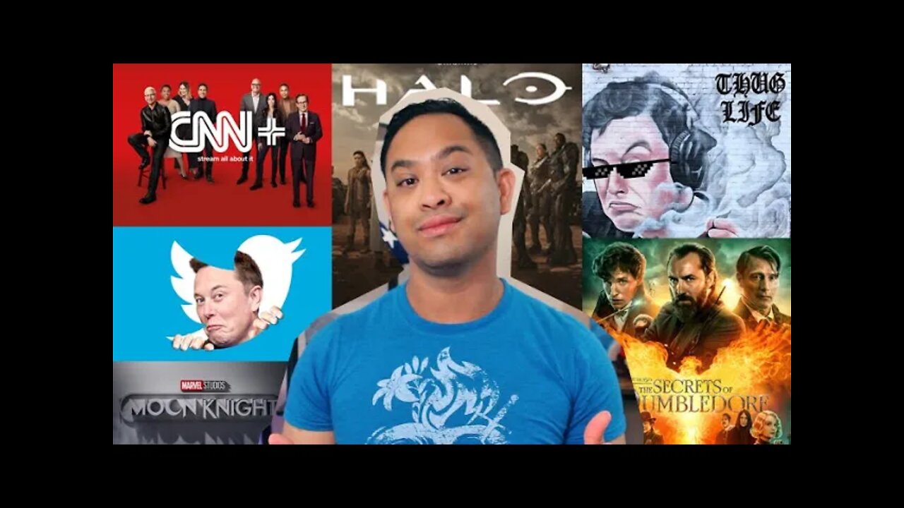 What's Popping in Pop Culture?? CNN+, ELON MUSK, HALO, FANTASTIC BEAST, MOON KNIGHT, ETC | EP 188