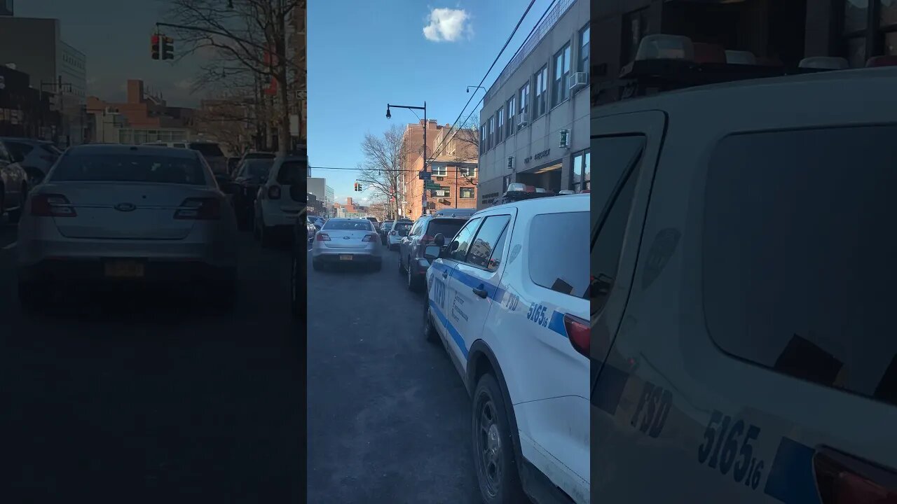 At NYPD 109th Precinct in Flushing Queens trying to get a police report.