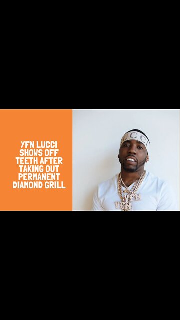 YFN Lucci Shows Off Teeth After Taking Out Permanent Diamond Grill