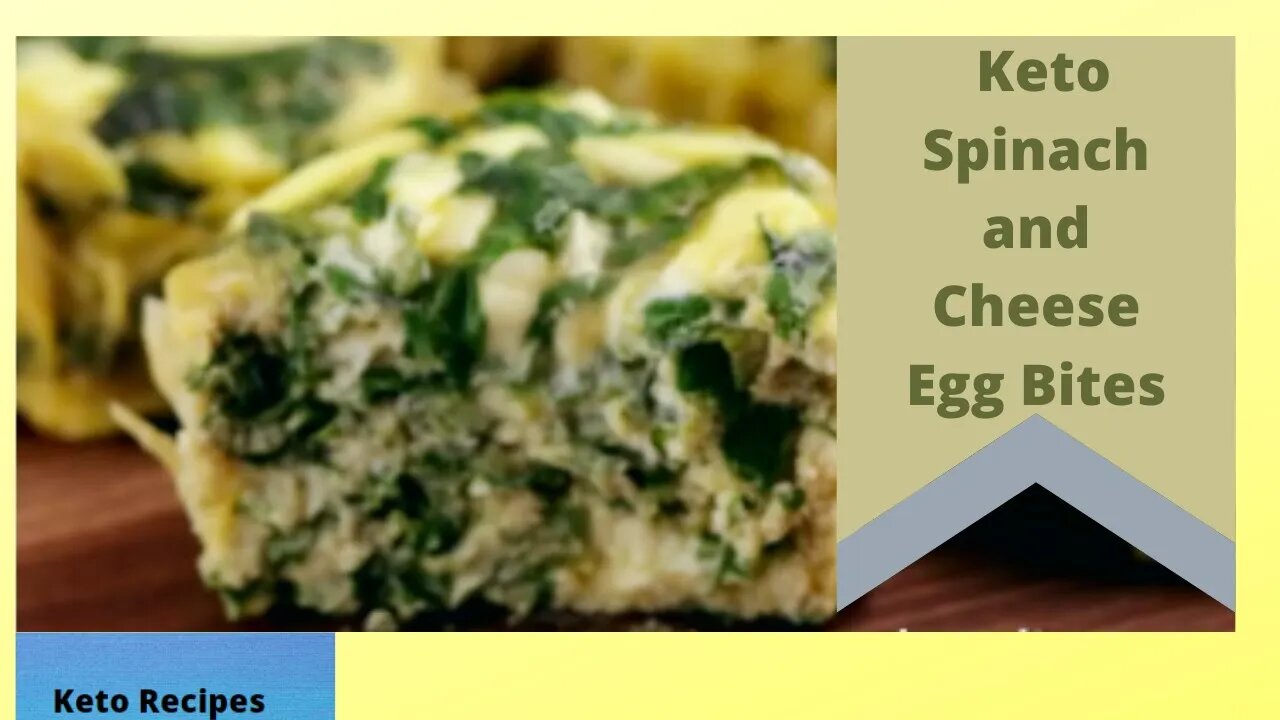 Keto Spinach and Cheese Egg Bites