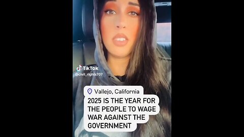 People will get war against the government in California