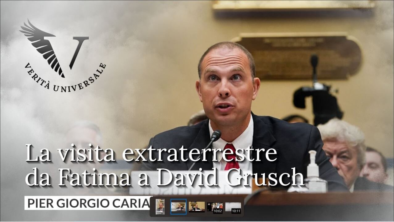 La visita extraterrestre da Fatima a David Grusch - Pier Giorgio Caria