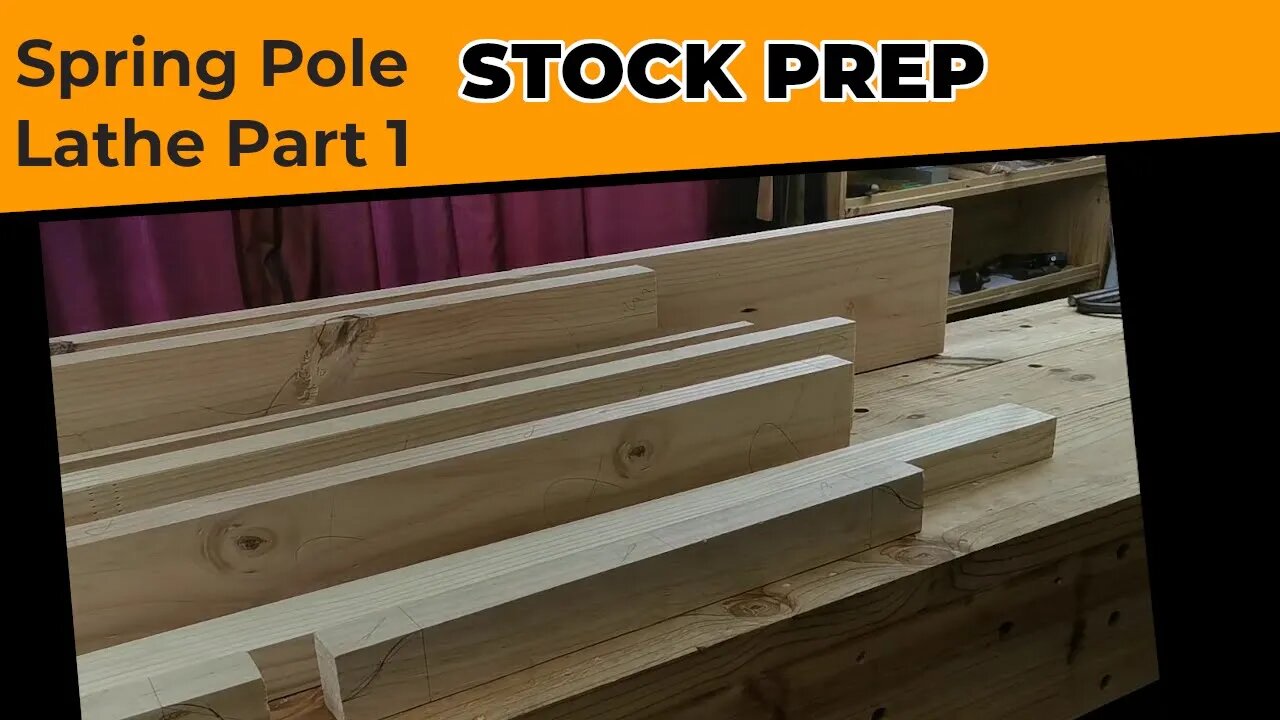 Making a Spring Pole Lathe - Part 1