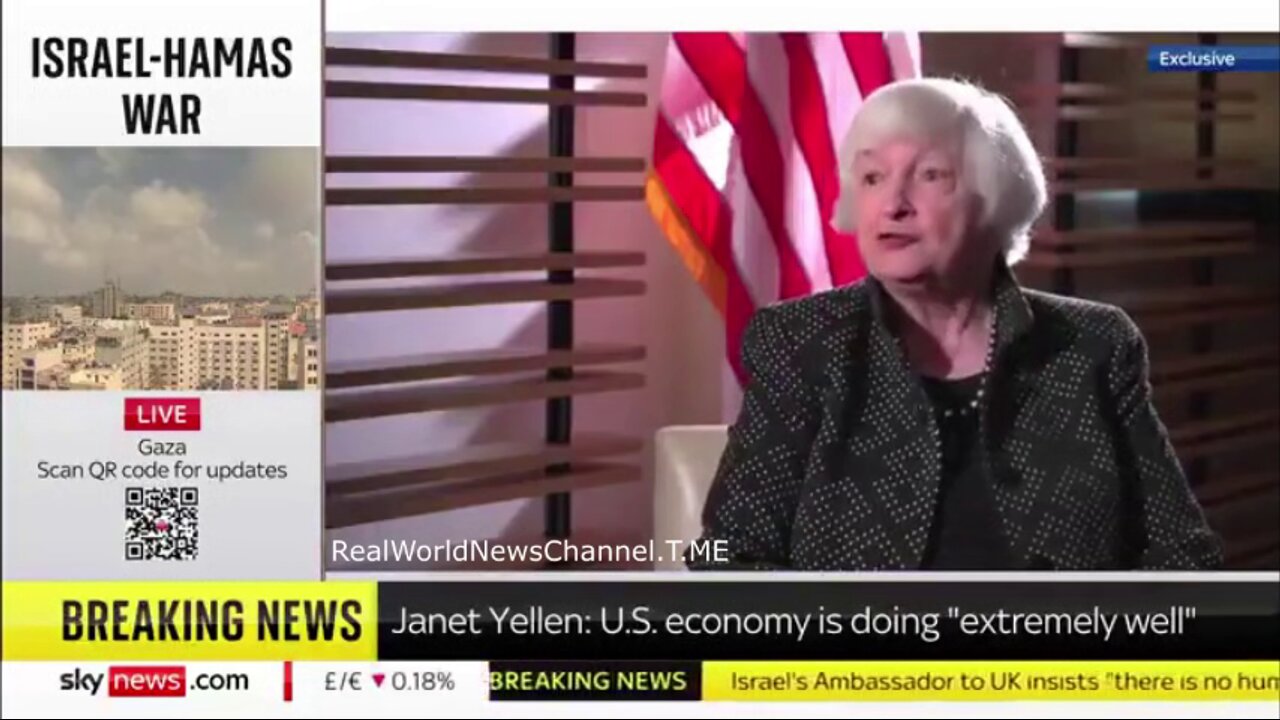 Janet Yellen: "Absolutely, America can certainly afford to stand with Israel and also Ukraine"