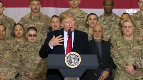 President Trump (Rocky) Delivers Remarks to Troops in Afghanistan