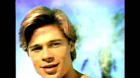 Young Brad Pitt - Pringles 80's 80s TV Commercial from 1988 - One of His First Acting Roles - 📺📼🎥