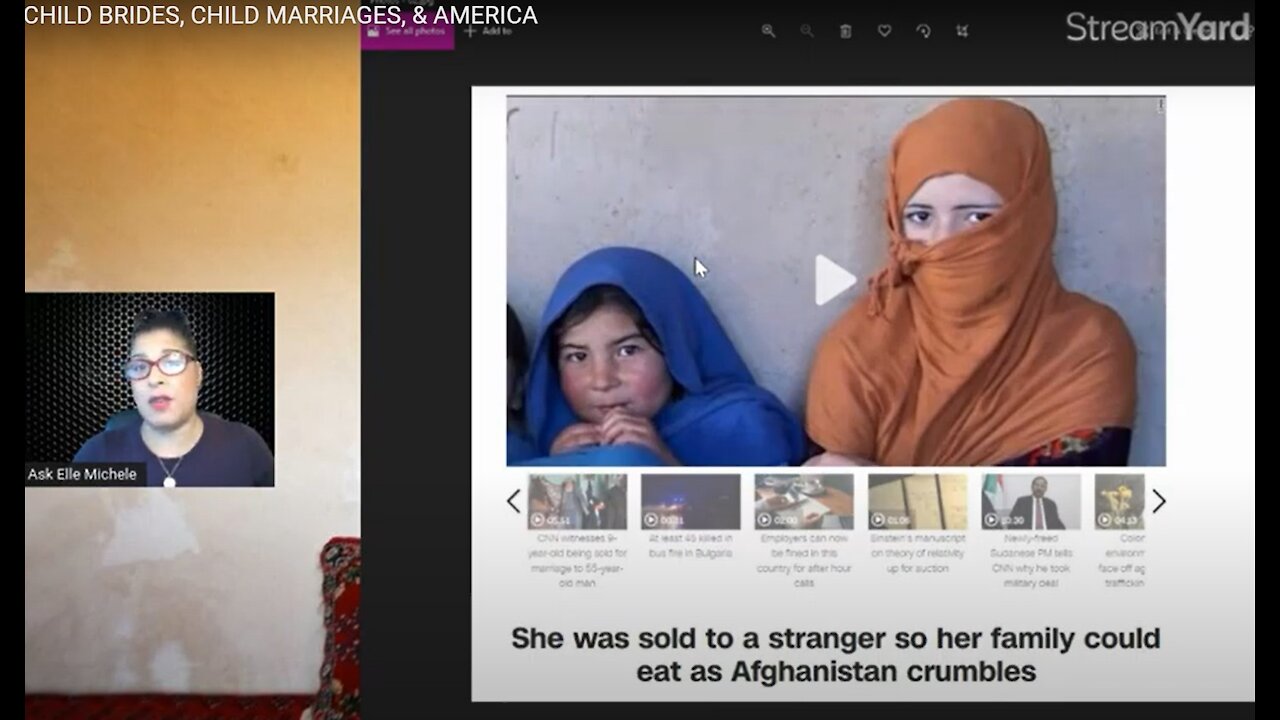 CHILD BRIDES, the World, & America