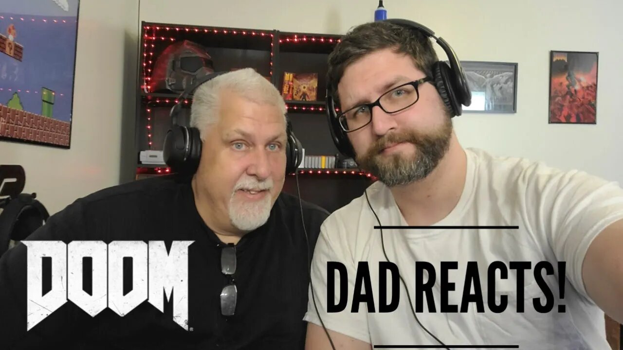 My Dad Reacts to Every Doom Game!