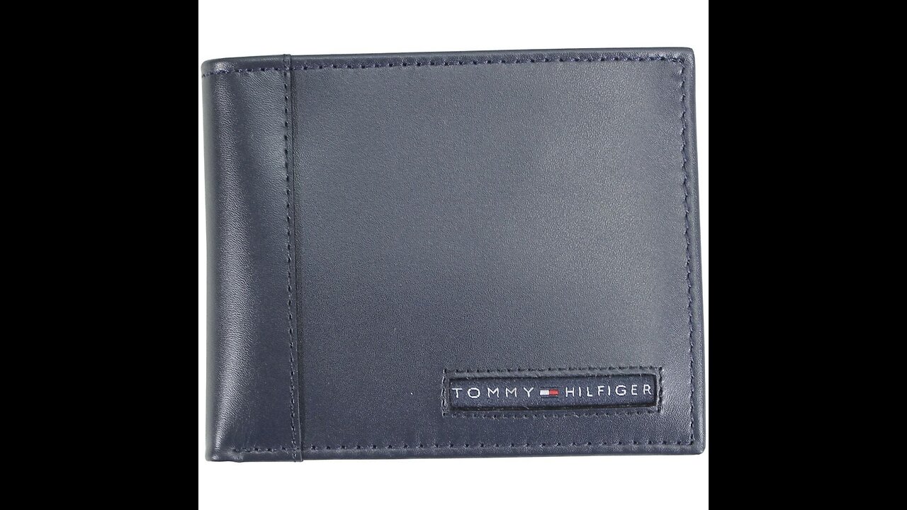 Tommy Hilfiger Men's Leather Passcase Wallet