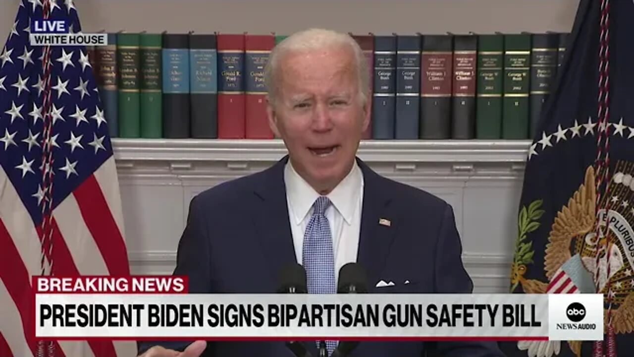 Biden signs bipartisan gun safety package into law