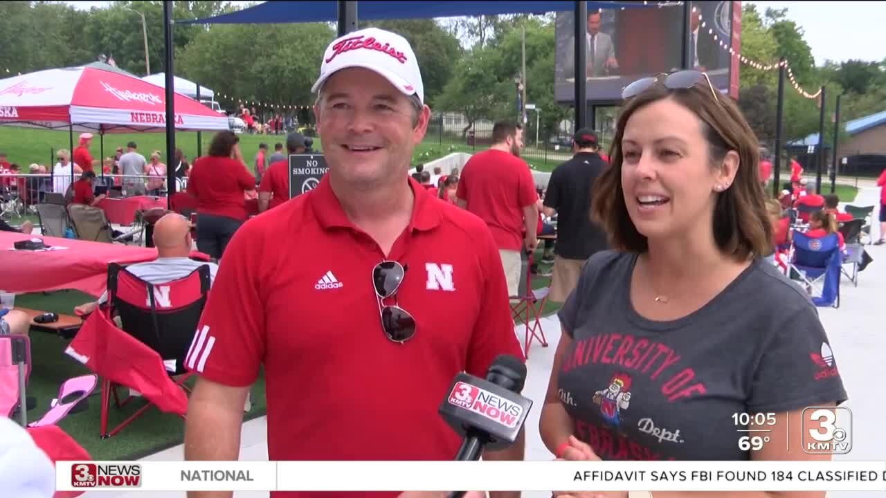 Nebraska Football fans share excitement as team kicks off season in Ireland
