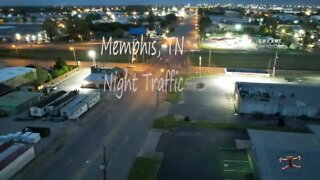 Memphis, TN Night Traffic Time Lapse