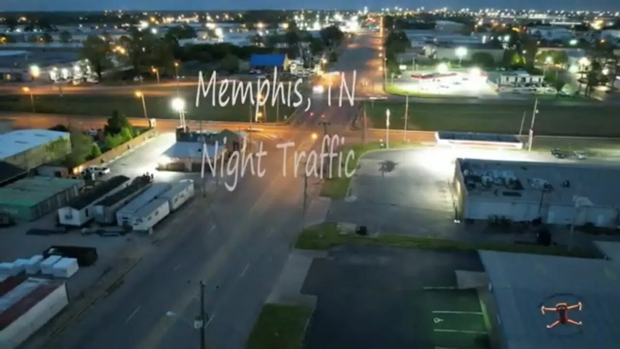 Memphis, TN Night Traffic Time Lapse