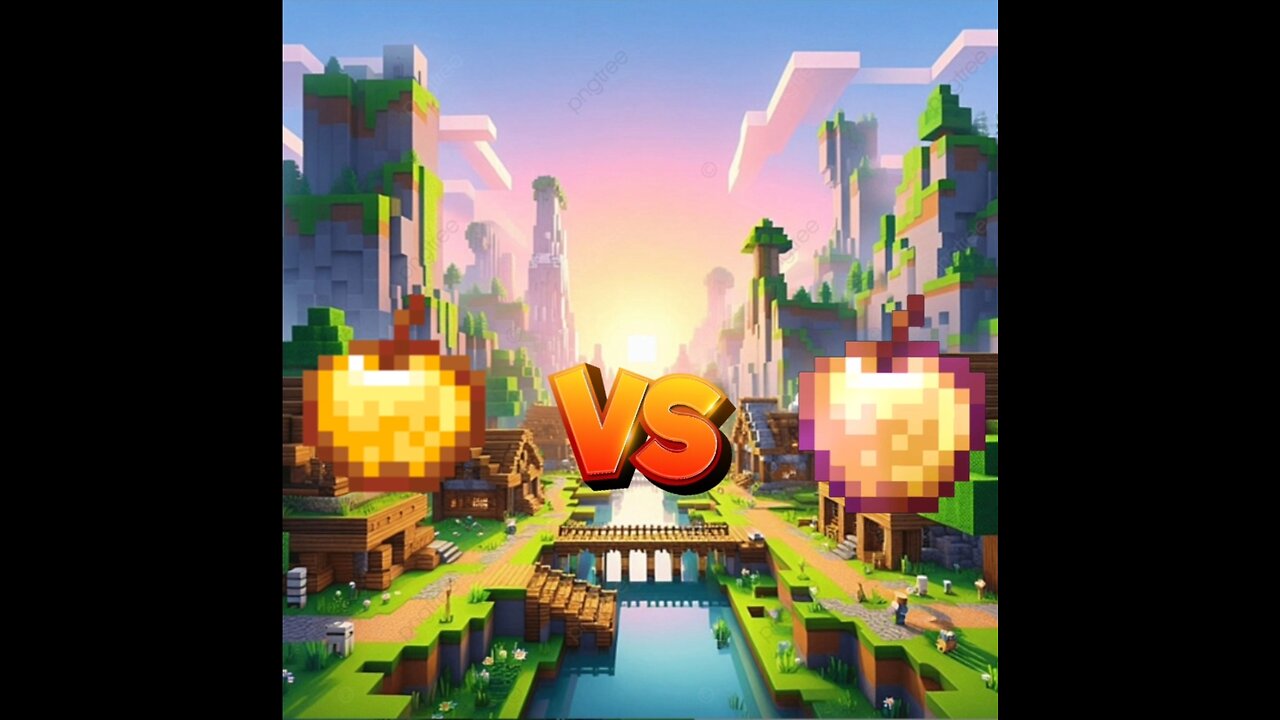 Golden Apple VS Minecraft Foods