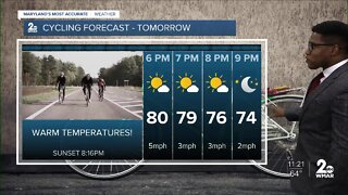 WMAR-2 News Patrick Pete Wednesday night weather update